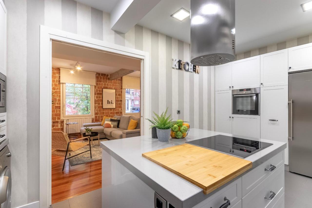 Gran Apartamento Con Estilo En El Centro De Bilbao Kültér fotó